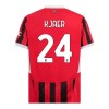 Officiële Voetbalshirt AC Milan Kjaer 24 Thuis 2024-25 - Heren